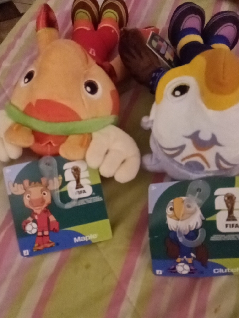 World Cup Kids Plush Toy - Orange and Yellow